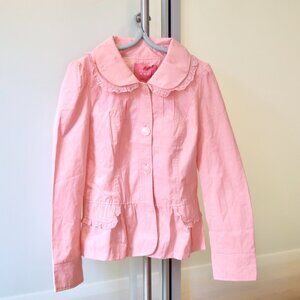 Pink Lace Bow Sweet Jacket - a. YiLian 阿依莲 Lolita Style
